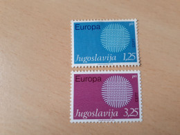 TIMBRES   YOUGOSLAVIE    ANNÉE  1970      N  1269  /  1270   COTE  1,50  EUROS   NEUFS   LUXE** - Neufs