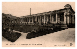 Epinal -  La Bibliothèque Et La Maison Romaine - Epinal