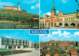 73790381 Melnik Czechia Schloss Rathaus Schule Stadtzentrum  - República Checa