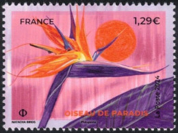 "Les Fleurs Tropicales - Oiseau De Paradis" 2024 - Timbre De Feuille - Neufs