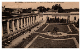 Epinal -  La Maison Romaine - Le Jardin Et La Colonnade De La Bibliothèque - Epinal