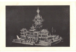 ORIENT ASIE CHINE CHINA PAGODE CHINOISE REALISATION EN  113 000 ALLUMETTES 5 ANS DE TRAVAIL 6100 HEURES MAQUETTE STUPA - Cina