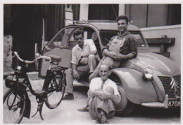 SOLEX VELOSOLEX - CITROEN 2CV - CARTE POSTALE 10X15 CM NEUF - Motorräder