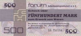 Germany Dem.Rep. / DDR 500 Mark 1979 FORUM UNC - Forum-Aussenhandelsgesellschaft MbH