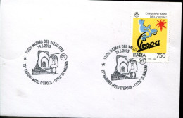 X0233 Italia Special Postmark 2013 Mazara Del Vallo, Club  Moto Vespa, Meeting - Motorfietsen