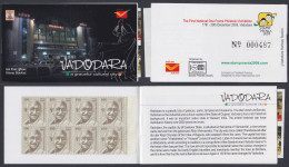 Inde India 2009 Mint Stamp Booklet Vadodra, City, Culture, Gujarat - Other & Unclassified