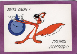 Humour   TEX AVERY TA 13  L' Écureuil Fou  Reste Calme ! T'es Déjà En Retard - Comicfiguren