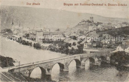 73790192 Bingen Rhein Drususbruecke Burg Klopp Nationaldenkmal Bingen Rhein - Bingen