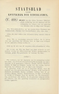 Staatsblad 1909 : Spoorlijn Alkmaar - Zijpe - Schagen - Historische Documenten
