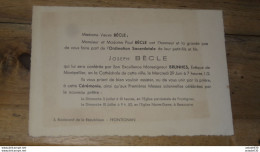 FP De L'ordination Sacerdotale De Joseph BECLE A FRONTIGNAN ........PHI ........ Caisse-23 - Altri & Non Classificati