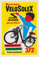 SOLEX VELOSOLEX 3300 - CARTE POSTALE 10X15 CM NEUF - Motorbikes