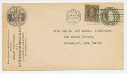 Illustrated Cover USA 1931 Sovereign Grand Lodge Baltimore - Francmasonería