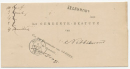 Naamstempel Spanbroek 1887 - Lettres & Documents