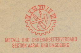 Meter Cut Switzerland 1962 Clock - Labor Union - Relojería
