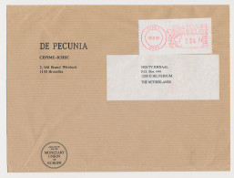 Meter Wrapper Belgium 1992 The Pecunia - Association For The Monetary Union Of Europe - Europese Instellingen