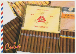 Postal Stationery Cuba Cigar - Cohiba - Bolivar - Montecristo - Tabacco