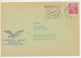 Cover / Postmark Germany 1957 Seal - Sea Lion - Zoo Wilhelma Stuttgart - Other & Unclassified