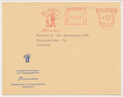 Meter Cover Netherlands 1963 Humanitas - Dutch Association For Social Services And Community  - Otros & Sin Clasificación