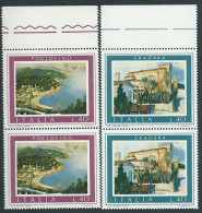 Italia, Italy, Italien, Italie 1974; Turistica, Serie Completa : Portofino + Gradara, In Coppie Di Bordo. - Altri & Non Classificati