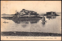 29-0019 - Carte Postale FINISTERE (29) - CARANTEC - L'ïle Louët Et Le Château Du Taureau à Marée Basse - Carantec