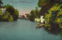 ABBEVILLE - LA SOMME ET LE PONT TALENCE - Abbeville