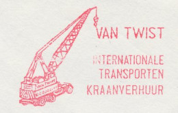Meter Cover Netherlands 1972 Crane Truck - Dordrecht - Autres & Non Classés