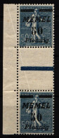 Memel 61 B ZS Postfrisch Vorgefaltet #KS908 - Memel (Klaïpeda) 1923