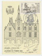 Maximum Card France 1983 Rembrandt Van Rijn - A Man Dictating A Letter - Altri & Non Classificati