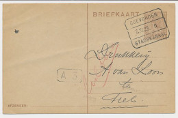 Treinblokstempel : Coevorden - Stadskaal II 1923 - Non Classés