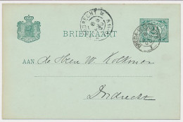 Bergen Op Zoom -Trein Kleinrondstempel Breda - Vlissingen I 1900 - Lettres & Documents
