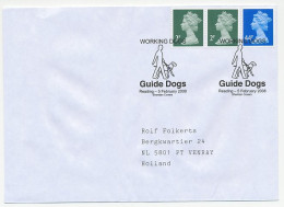 Cover / Postmark GB / UK 2008 Guide Dog - Working Dogs - Behinderungen