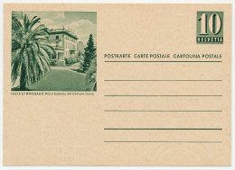 Postal Stationery Switzerland 1935 Botanical Garden - Palm Tree - Árboles