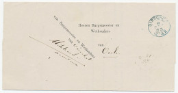 Kleinrondstempel Oirschot 1883 ( Blauw / Groen ) - Non Classificati