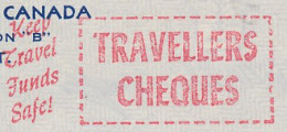 Meter Cover Canada 1957 Travellers Cheques - Royal Bank Of Canada - Ohne Zuordnung