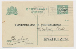 Briefkaart G. 97 I A-krt. Particulier Bedrukt Enkhuizen 1919 - Postal Stationery