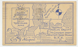 Postal Stationery USA 1951 New Port - Rhode Island - Geografía
