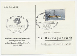 Postcard / Postmark Germany 1975 Dog - Rottweil - Autres & Non Classés