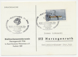 Postcard / Postmark Germany 1975 Dog - Rottweil - Sonstige & Ohne Zuordnung