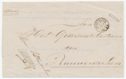 Naamstempel Kuinre 1871 - Lettres & Documents