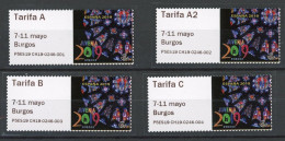 ESPAÑA SPAIN ATM BURGOS JUVENIA P5ES19 VIDRIERA - Unused Stamps
