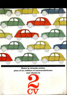 Citroen 2 Cv Publicités Lot De 3 Pièces - Werbung
