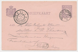 Tiel - Trein Kleinrondstempel Rotterdam - Arnhem C 1897 - Covers & Documents