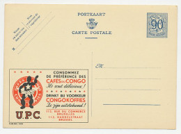 Publibel - Postal Stationery Belgium 1951 Coffee - Congo - Native - Autres & Non Classés