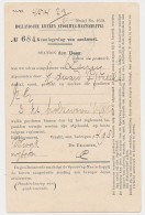 Spoorwegbriefkaart G. HYSM33 R - Locaal Te S Gravenhage 1899 - Postal Stationery