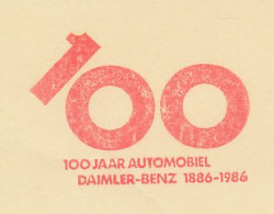 Meter Cut Netherlands 1986 100 Years Automobile Daimler Benz  - Autos