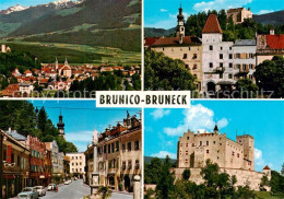 73789915 Bruneck Panorama Kirche Schloss Ortsstrasse Bruneck - Autres & Non Classés