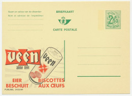 Publibel - Postal Stationery Belgium 1970 Egg Biscuit - Ernährung