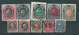 MiNr. 53-62  (0381) - Afgestempeld