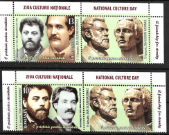 RO 2023-FAMOUSE PERSONS, ROMANIA 2v+Lables, MNH - Nuevos