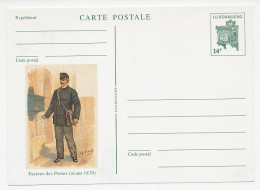 Postal Stationery Luxembourg Postman - Other & Unclassified